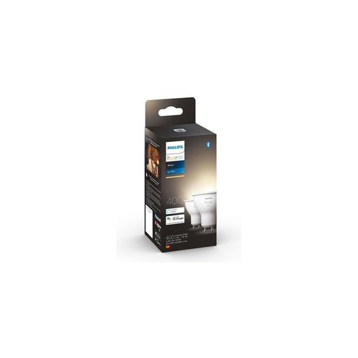 [8719514340145] PHILIPS Hue White Connected LED Bulbs GU10 2 pack