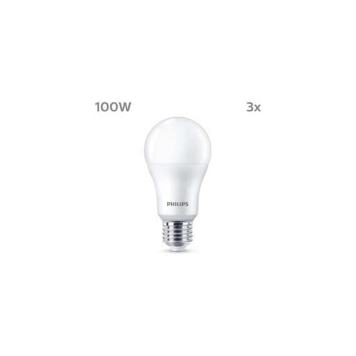 [8719514451339] PHILIPS LED Bulb 100 W A67 E27 Cool White Non-Dimmable 3 Units