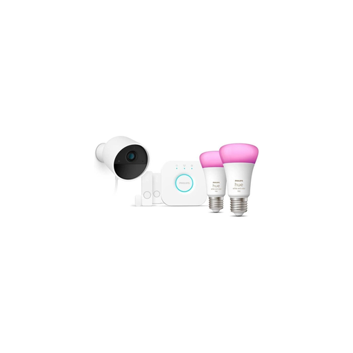 [8720169192317] PHILIPS Kit Câmara Segura Hue Secure + Bridge + 2 Sensores