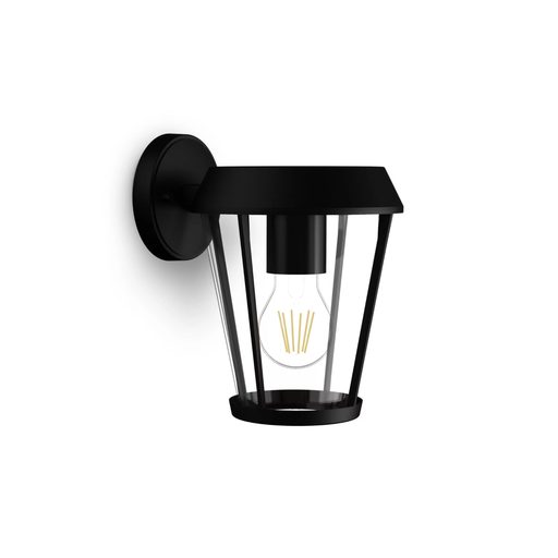 [8720169351455] PHILIPS Applique Murale Noir Aluminium E27