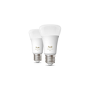 PHILIPS 2 Lâmpadas LED Conectadas A60 Luz Branca Quente Casquilho E27 8,1w 1000-2000k 1100 Lúmenes