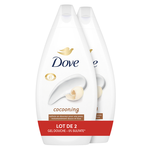 [8720181490118] DOVE Cocooning Shower Gel 2 bottles of 450 ml