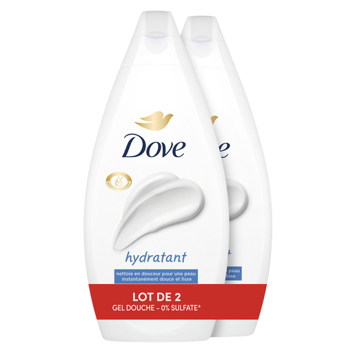 [8720181490125] DOVE Moisturizing Sulfate-Free Shower Gel 2 bottles of 450 ml