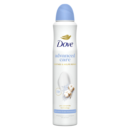 [8720181811548] DOVE Women's Deodorant Spray Soothe & Repair Cotton Advanced Care 200 ml