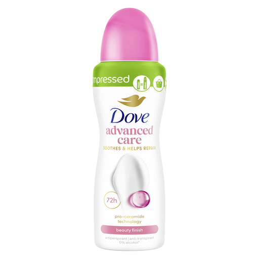 [8720181814402] DOVE Desodorante Spray Mujer Calma y Repara 72h Beauty Finish Advanced Care 100 ml