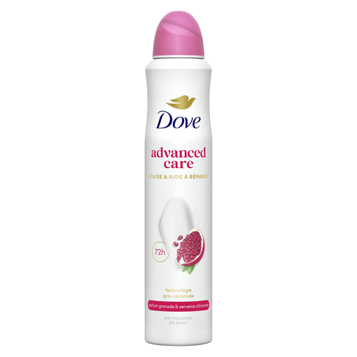 [8720181814464] DOVE Desodorizante Spray Mulher Acalma e Repara Romã e Verbena de Limão 200 ml