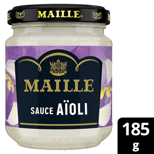[8720182305565] MAILLE Sauce Aïoli et zeste de citron 185 g