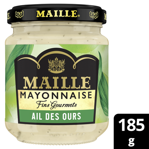 [8720182536297] MAILLE Mayonnaise fins gourmets à l'ail des ours 185 g