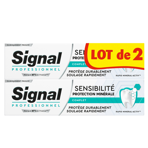 [8720182713162] SIGNAL Sensitivity Mineral Action Toothpaste 2 x 75 ml