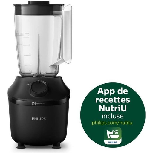 [8720389001390] PHILIPS Blender Daily HR2041/41 4-Blade ProBlend 450W 1.9L