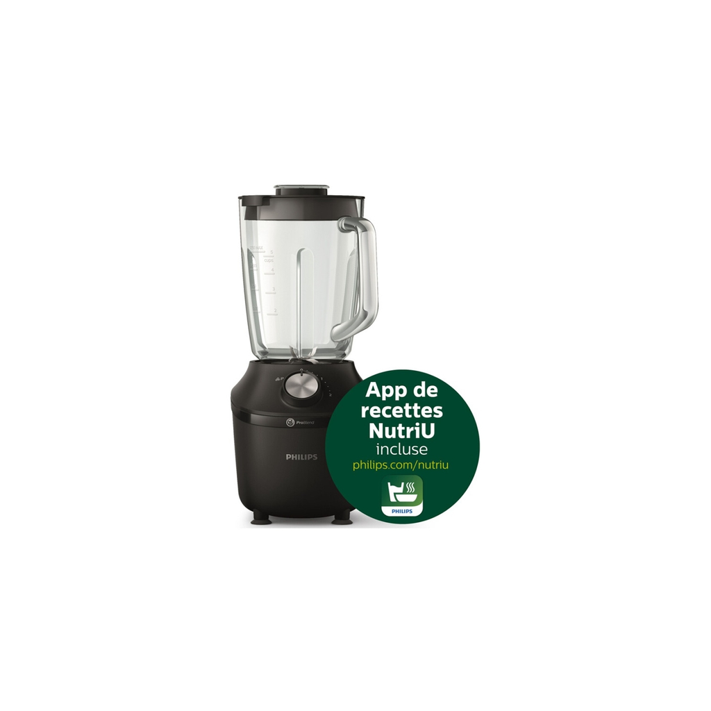 PHILIPS Blender HR2291/01 Series 3000 ProBlend Technology Glass Jar 2 L