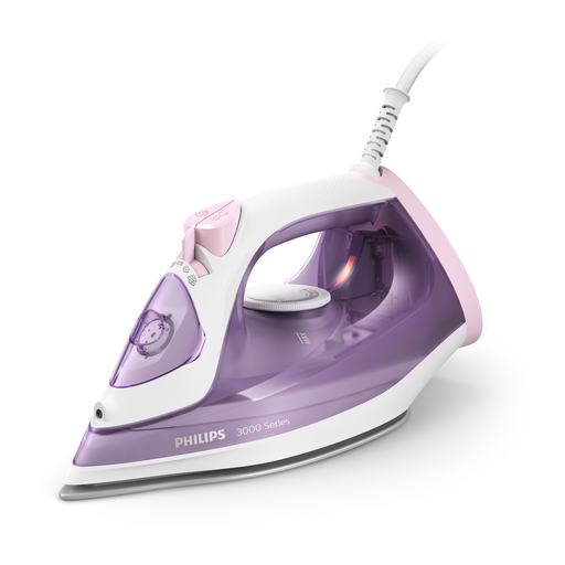 [8720389003028] PHILIPS Steam Iron DST3010/30 3000 Series Mauve/White