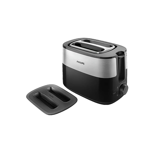 [8720389013744] PHILIPS Daily Collection Toaster 8 Browning Levels Black and Silver