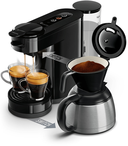 [8720389014246] PHILIPS Machine à café Senseo HD6592/64 Semi-automatique 2-en-1 1 L