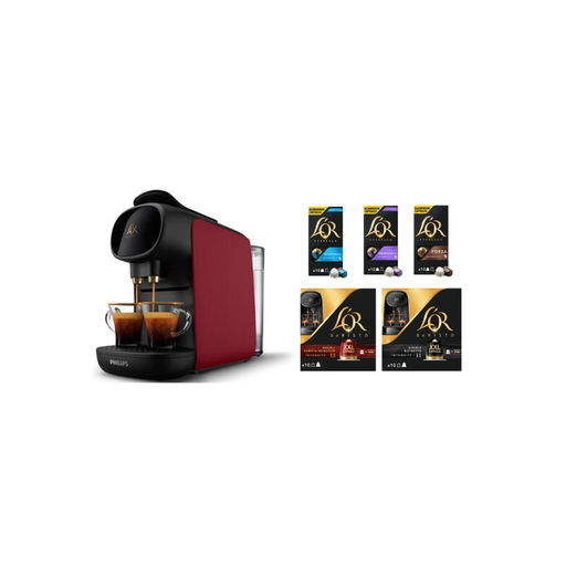 [8720389019531] PHILIPS Cafetière à capsules L'Or Barista Rouge LM9012/55 + 50 capsules