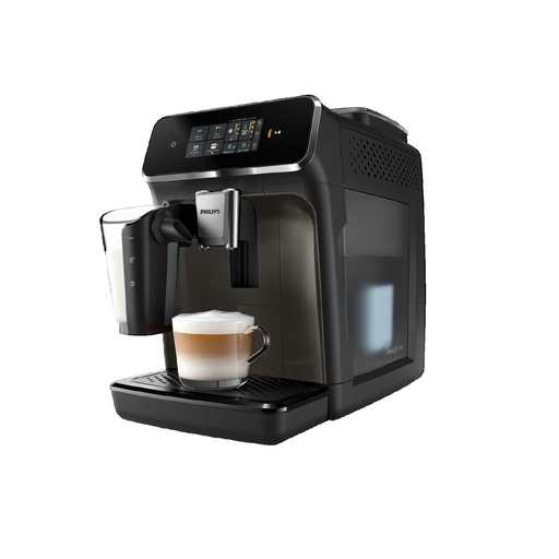 [8720389030291] PHILIPS Espresso Machine Series 2300 Black Integrated Grinder Lattego