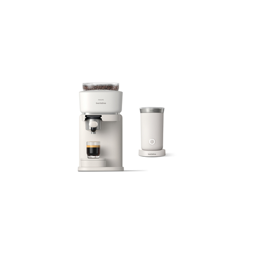 [8720389032103] PHILIPS Baristina Espresso Machine BAR303/00 White Bean Coffee Maker + Milk Frother