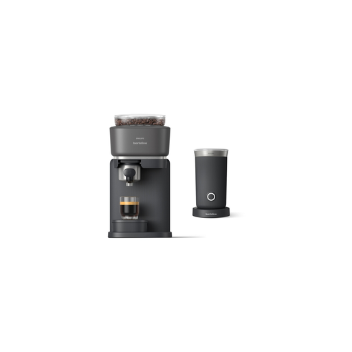 [8720389032110] PHILIPS Baristina Espresso Machine BAR303/60 Black Bean Coffee Maker + Milk Frother