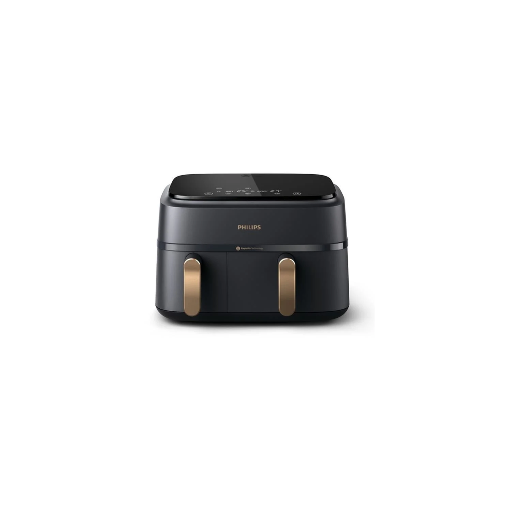 PHILIPS Electric Oil-Free Airfryer NA352/04 Dual Basket 10 L