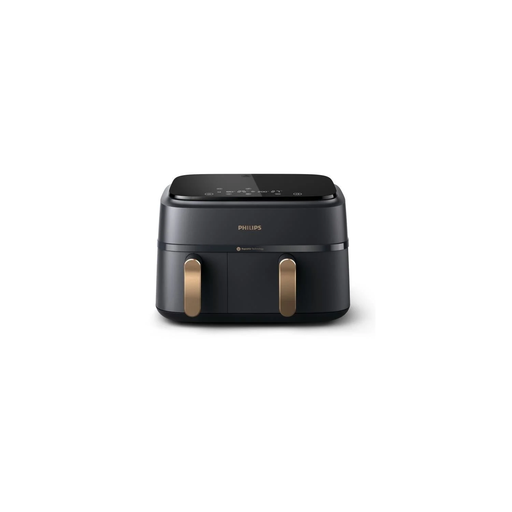 [8720389033018] PHILIPS Freidora Eléctrica sin aceite Airfryer NA352/04 Doble cubeta 10 L