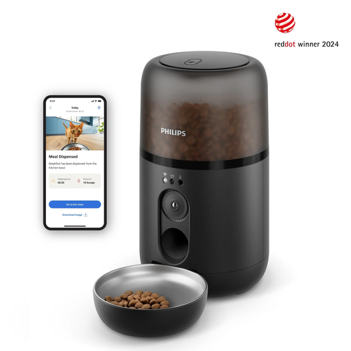 [8720389038549] PHILIPS Distributeur de croquettes connecté avec caméra 5000 Series Pet PAW5320/02