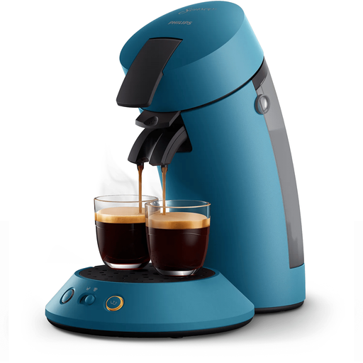 [8720389066405] PHILIPS Máquina de Café de Monodoses SENSEO Original+ CSA210/01 1400W Azul
