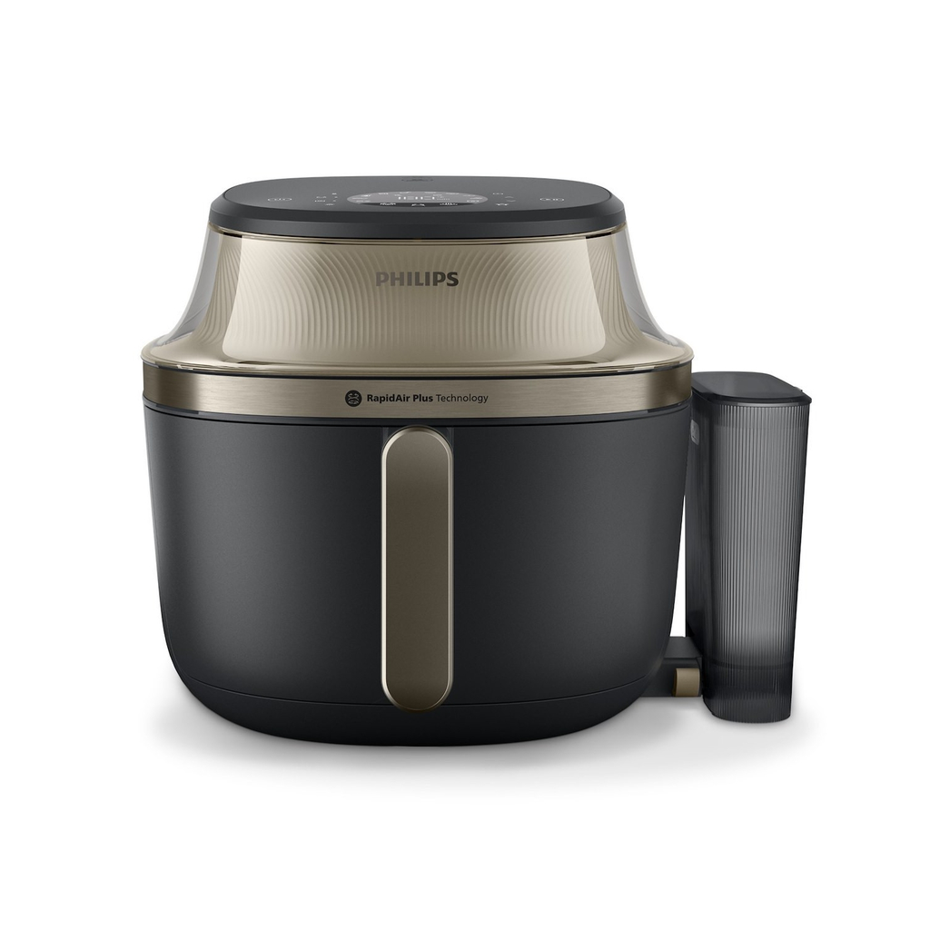 PHILIPS Airfryer 5000 Series with Steam Function NA543/00 2000 W 12 programs black/champagne 7.2 L