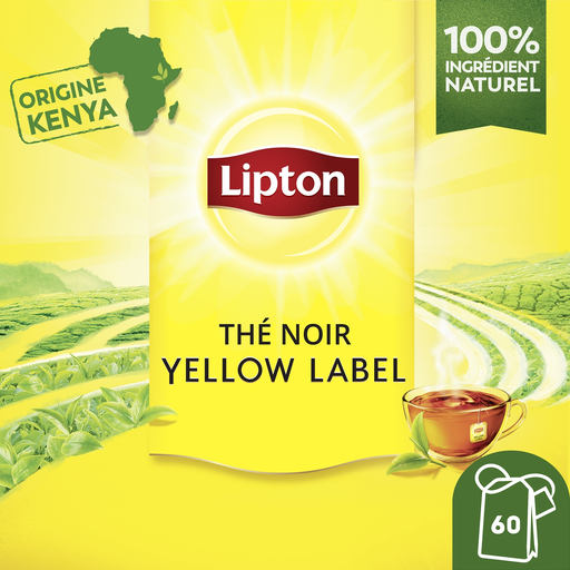 [8720608007424] LIPTON Yellow Label Té Negro Origen Kenia 60 bolsitas 120 g