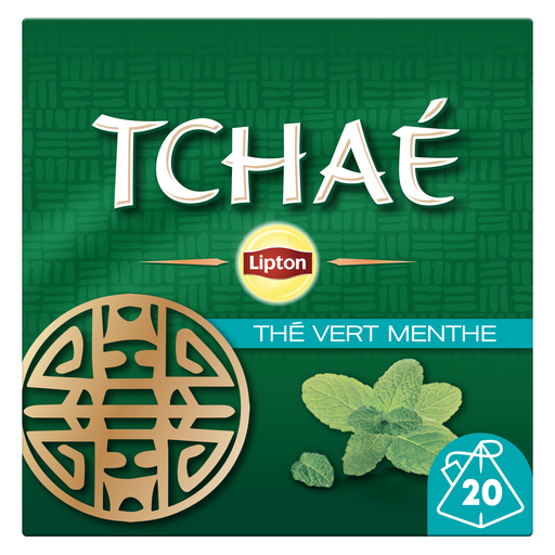 [8720608028399] LIPTON Tchaé Té verde menta 20 bolsitas
