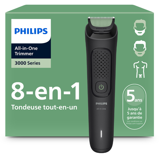 [8720689026611] PHILIPS Multi-groomer Series 3000 8-in-1 - 10H runtime
