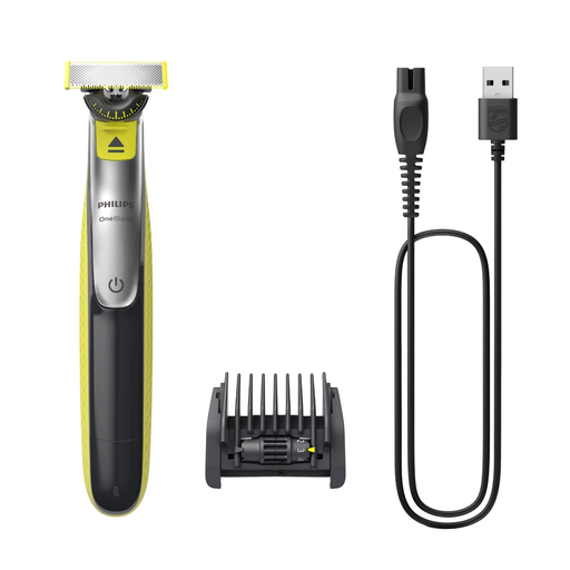 [8720689030557] PHILIPS Oneblade 360 Face Electric Shaver 5 In 1 Black Green