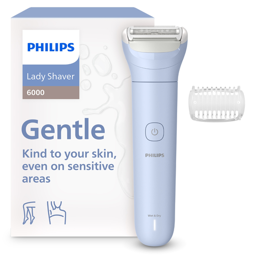 [8720689038249] PHILIPS Cordless Wet & Dry Lady Shaver 6000 Series BRL127/00
