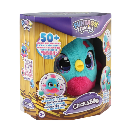 [8721017605270] DUJARDIN Interactive Plush Funtasy Family Chick-a-Boo per box