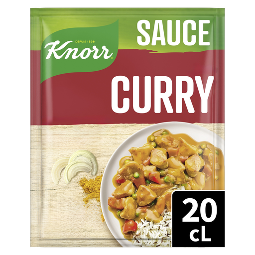 [8721201966583] KNORR Sauce curry déshydratée le sachet de 20cl