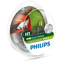 PHILIPS Bombilla auto H1 eco 12V 55W lote de 2 bombillas