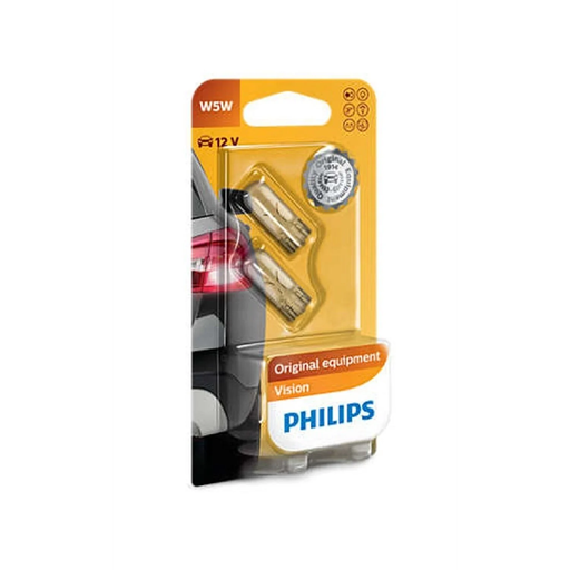 [8727900382044] PHILIPS Automotive Bulb W5W eco, pack of 2 bulbs