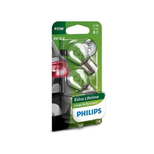 [8727900382105] PHILIPS Automotive Bulb P21W eco 2-pack