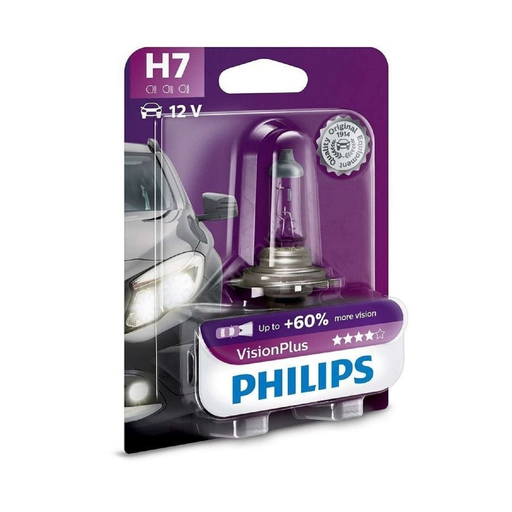 [8727900399363] PHILIPS Car Bulb H7 Vision Plus 12V 1 unit