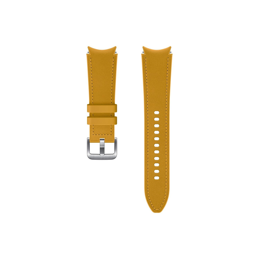 [8806092658165] SAMSUNG Hybrid Leather Watch Band for Galaxy Watch4 M/L 130mm Mustard