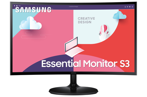 [8806094767841] SAMSUNG PC Monitor LS24C360EAUXEN 24" FHD 1920x1080 Curved 1800R 24"