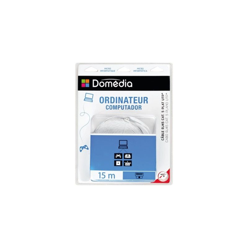 [3250391900138] DOMEDIA Câble RJ45 15M