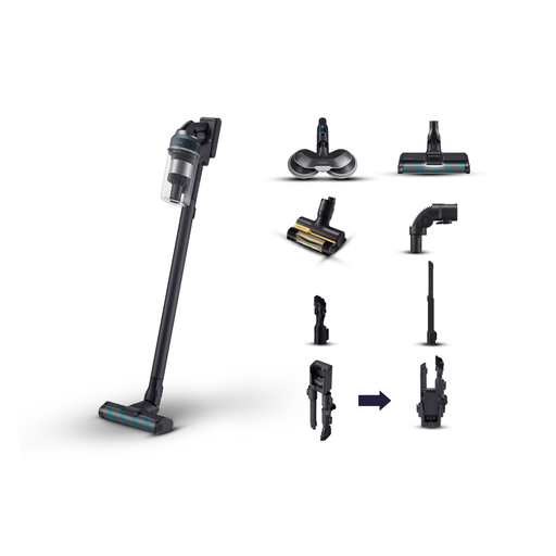 [8806095052878] SAMSUNG Aspirateur-balai 2 En 1 Vs20c852ftb 580 W Noir/Bleu