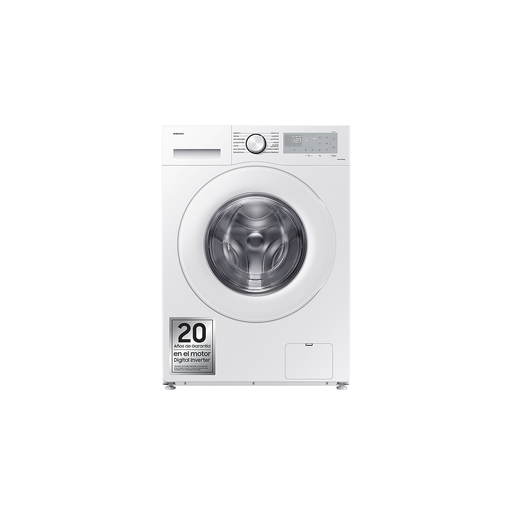 [8806095210834] SAMSUNG Lave Linge Charge Avant Technologie De Convertisseur Blanc 60x55x85cm 9 kg