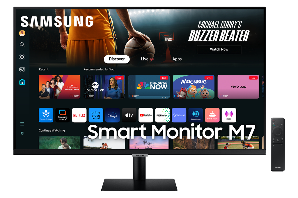 SAMSUNG Écran PC Smart Monitor M70D 32 pouces 4K UHD Noir