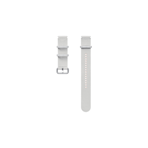 [8806095649566] SAMSUNG Bracelet Pour Galaxy Watch 4/5/6/7 20mm Édition Stylish Sport Argent