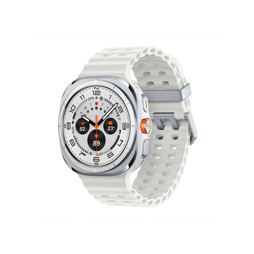 [8806095684284] SAMSUNG Galaxy Watch Ultra 47mm Titanium White with white marine band 47mm