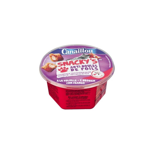 [3250391945221] CANAILLOU Snacky's anti-bolas de pelo pollo para gato 60 g