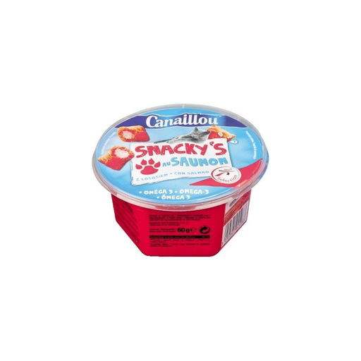 [3250391945283] CANAILLOU Snacky's Snacks rellenos de salmón 60 g