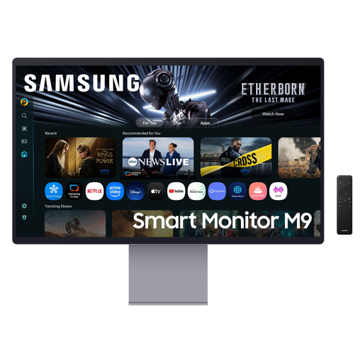 [8806097342847] SAMSUNG Smart Monitor 32 M9 M90SF UHD 4K 60HZ 32 OLED 4K Ultra HD 0,03 ms Plata