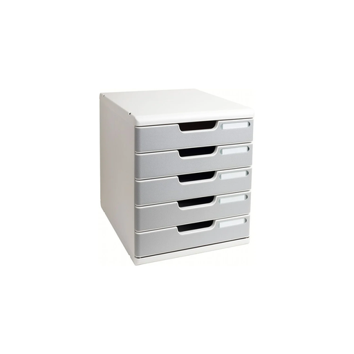 [9002493023918] EXACOMPTA Desktop Storage Bin Polystyrene Grey 301041D